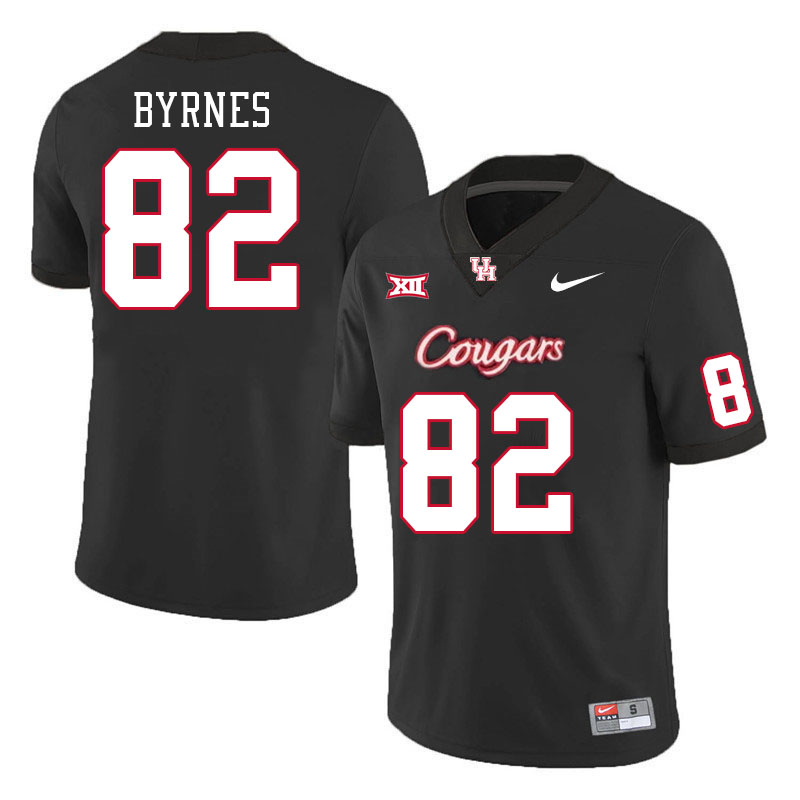 Houston Cougars #82 Matt Byrnes College Football Jerseys Stitched Sale-Black